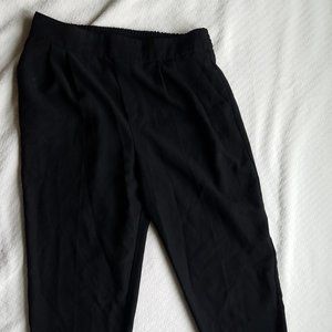 Gap black tencel elastic waist joggers